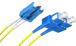 OPTON PATCHCORD ŚWIATŁOWODOWY SM SC/UPC-LC/UPC DUPLEX 10m