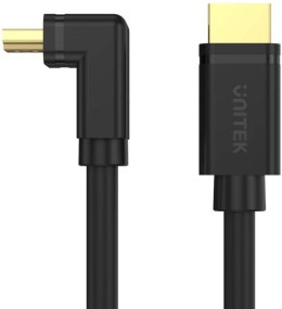 UNITEK Kabel HDMI Unitek Y-C1001 kątowy HDMI 2.0 90 stopni 4K 2m
