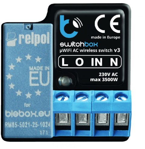 BLEBOX Moduł przekaźnikowy switchbox v3 Blebox
