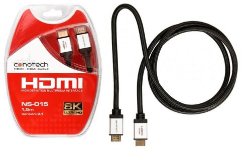 CONOTECH Kabel HDMI Conotech NS-015 8K ver. 2.1 - 1,5m