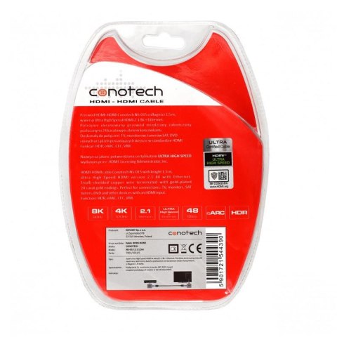 CONOTECH Kabel HDMI Conotech NS-015 8K ver. 2.1 - 1,5m