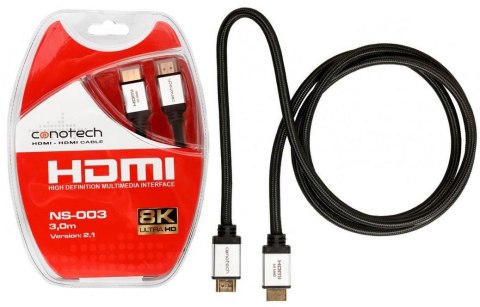 CONOTECH Kabel Hdmi Conotech NS-003 8K ver. 2.1 - 3m