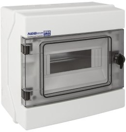 ELEKTRO-PLAST OPATÓWEK Rozdzielnica hermetyczna modułowa (500V AC, 1000V DC) 1x8 natynkowa (N+PE) IP65 RH-8 ELEKTRO-PLAST OPATÓWEK