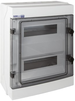 ELEKTRO-PLAST OPATÓWEK Rozdzielnica hermetyczna modułowa (500V AC, 1000V DC) 2x12 natynkowa (N+PE) IP65 RH-24 ELEKTRO-PLAST OPATÓWEK
