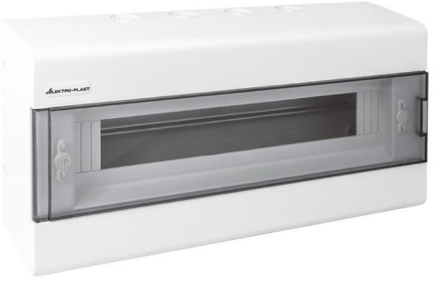 ELEKTRO-PLAST OPATÓWEK Rozdzielnica modułowa 1x18 natynkowa (N+PE) IP40 SRn-18 ELEKTRO-PLAST OPATÓWEK
