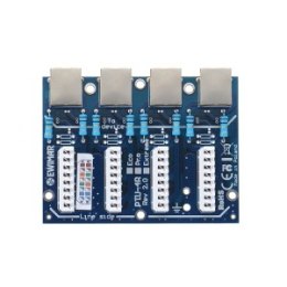 EWIMAR Moduł zabezpieczenia przeciwprzepięciowego LAN Ewimar serii EXT, PTU-54-EXT/PoE