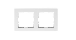 GVS GVS Ramka 2-polowa biały błysz. System 55 do sensorów KNX