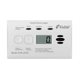 KIDDE Czujnik czadu z wyświetlaczem Kidde K10LLDCO