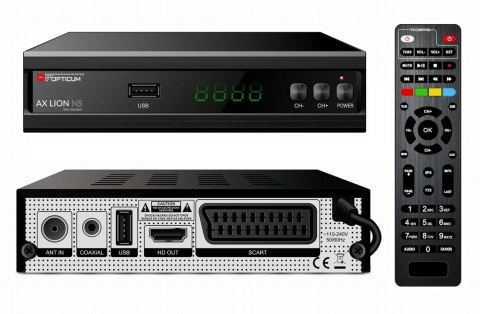 OPTICUM TUNER DVB-T2 OPTICUM AX LION NS H.265 10bit