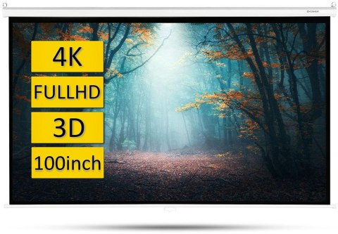 OVERMAX EKRAN PROJEKCYJNY OVERMAX OV-SEMI-AUTOMATIC SCREEN 100