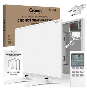 CRONOS HEATERS Panel grzewczy CRONOS GRAPHENE PRO CGP-700TP White