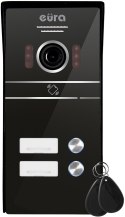 EURA WIDEODOMOFN EURA VDP-80C5 2-rodzinny, biały