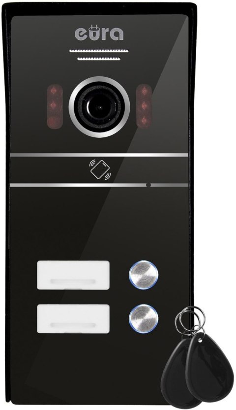 EURA WIDEODOMOFN EURA VDP-80C5 2-rodzinny, biały