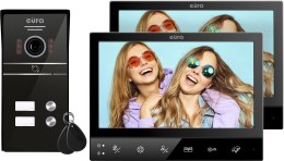 EURA WIDEODOMOFN EURA VDP-80C5 2-rodzinny, czarny