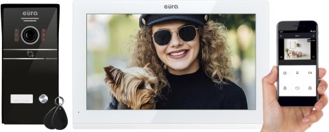 EURA WIDEODOMOFON EURA VDP-98C5 biały, wi-fi, Tuya