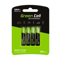 GREEN CELL AKUMULATORKI Green Cell 4x AAA HR03 950mAh GR03