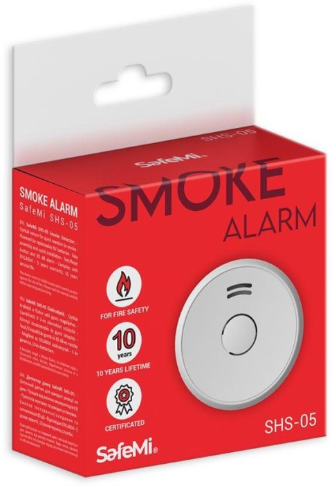 SAFEMI Czujnik dymu SafeMi SHS-05 na baterię