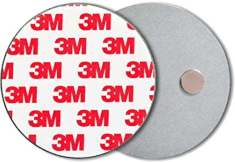 SAFEMI Płytki magnetyczne montażowe do czujników czadu, dymu SHA-01