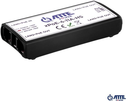ATTE SWITCH 4-PORTOWY POE ATTE xPoE-4-11A-HS