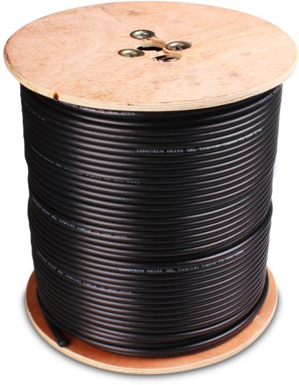 CONOTECH PRZEWÓD KONCENTRYCZNY NS100 TRI ŻELOWANY CZARNY - szpula 300m