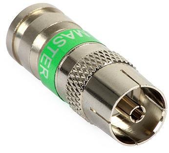 DIPOL Gniazdo antenowe kompresyjne IEC-f 113 MASTER na przewód Triset-113
