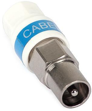 DIPOL Wtyk antenowy IEC Cabelcon na przewód RG-6/Triset-113 "Self-Install"