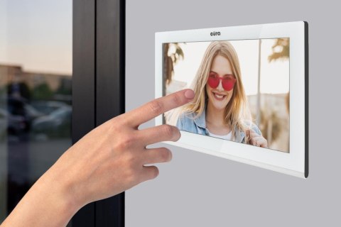 EURA WIDEODOMOFON EURA VDP-99C5 biały, WiFi, RFID, TUYA