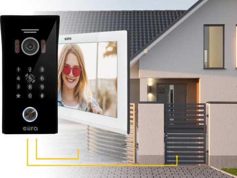 EURA WIDEODOMOFON EURA VDP-99C5 biały, WiFi, RFID, TUYA