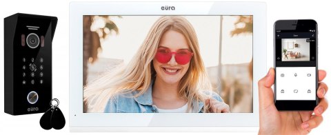 EURA WIDEODOMOFON EURA VDP-99C5 biały, WiFi, RFID, TUYA
