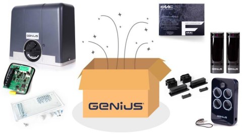 GENIUS Zestaw Genius Blizzard 500 do 500kg bram przesuwnych