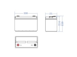 GREEN CELL AKUMULATOR AGM Green Cell VRLA 12V 100Ah