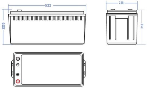 GREEN CELL AKUMULATOR AGM Green Cell VRLA 12V 200Ah
