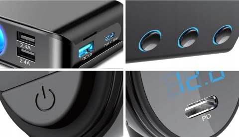 MBG Rozdzielacz gniazda zapalniczki MBG Line HC67C