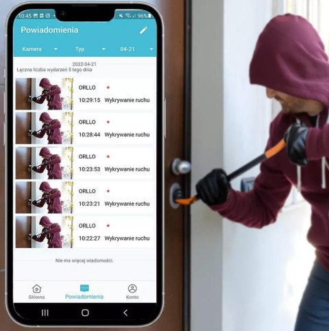 ORLLO Kamera IP ORLLO Z10 Zewnętrzna Obrotowa WiFi 4Mpx ZOOM x18 POE