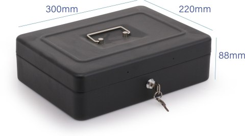 RED EAGLE Kasetka metalowa RED EAGLE BOX-300 na pieniądze