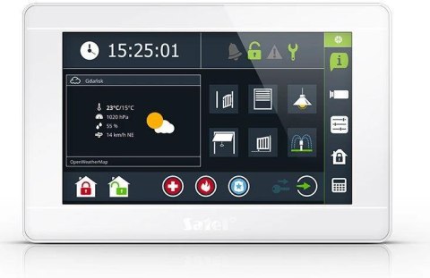 SATEL SATEL MANIPULATOR INT-TSI-W GRAFICZNY 7 CALI (BIAŁY)