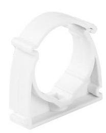 STASIŃSKI SP. Z O.O. Uchwyt do rur elektroinstalacyjnych zamykany BIAŁY UZE-32 (1szt.)