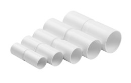 STASIŃSKI SP. Z O.O. Złączka do rur elektroinstalacyjnych sztywna, prosta BIAŁY ZPL-20 (1szt.)