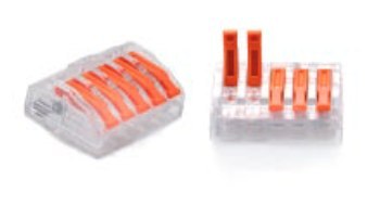 TRYTYT ZŁĄCZKA DO PRZEWODÓW ZATRZASKOWA 0,2-4,0mm2 PC-235 5GNIAZD (30szt.)