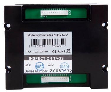 VIDOS Moduł wyświetlacza VIDOS A1510-LCD