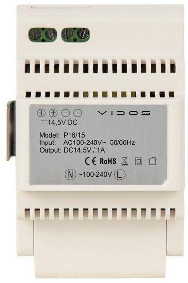 VIDOS Monitor wideodomofonu VIDOS M10W-X