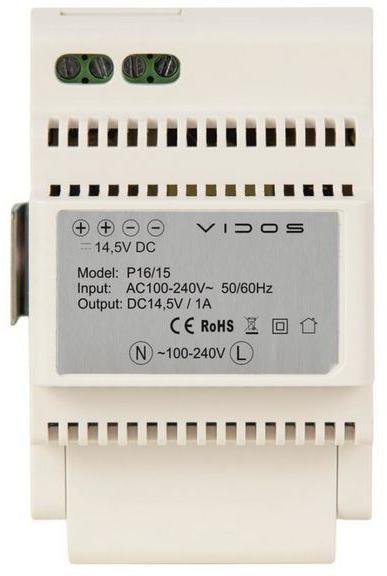 VIDOS Monitor wideodomofonu VIDOS X M12W