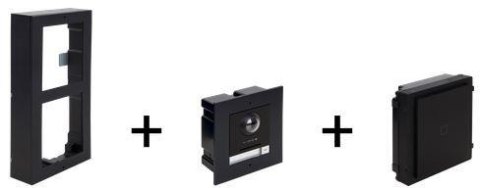 VIDOS Stacja bramowa VIDOS ONE z czytnikiem zbliżeniowym