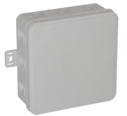 VIPLAST Puszka natynkowa pusta 12 wlotów VIPLAST V7 klik BIAŁA IP54 100x100x41mm 037-01