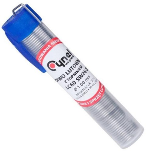 CYNEL UNIPRESS CYNA LUTOWNICZA CYNEL FIOLKA 16G 1MM Sn60Pb40 SW26