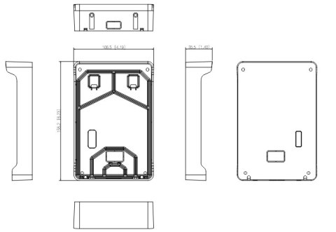DAHUA OSŁONA PRZECIWDESZCZOWA DAHUA VTM09R