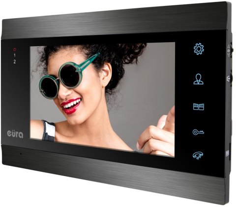 EURA WIDEODOMOFON EURA VDP-00C5 CZARNY TUYA