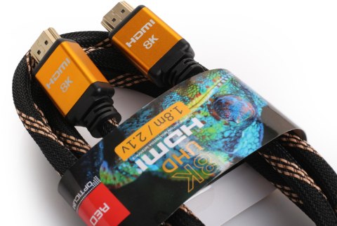 OPTICUM Kabel HDMI-HDMI Opticum RED 8K UHD - 1.8m (v2.1)