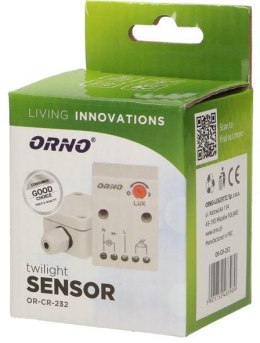ORNO Czujnik zmierzchowy ORNO z hermetyczną zwe. sondą w puszce OR-CR-232