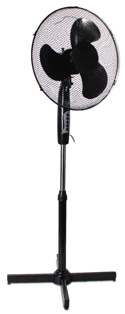 PROCOMM Wentylator stojący W-001 Czarny